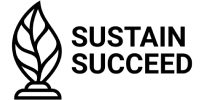 sustain succeed logo in black